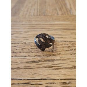 Vintage Oneida Spoon Ring/Thumb Ring, Silver Tone, 22 mm Diameter